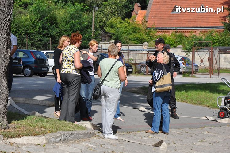 Pożar w MGOPS w Szubinie