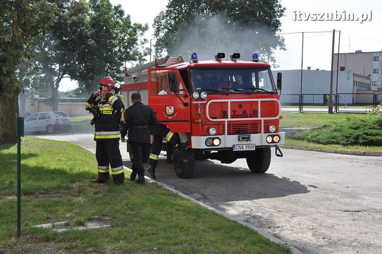 Pożar w MGOPS w Szubinie