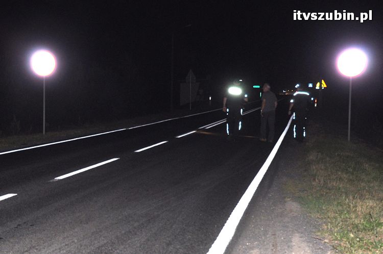 Niegroźne zdarzenie drogowe z udziałem motocyklisty