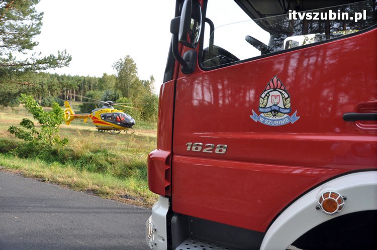 Wypadek drogowy w Mąkoszynie, dwóch poszkodowanych