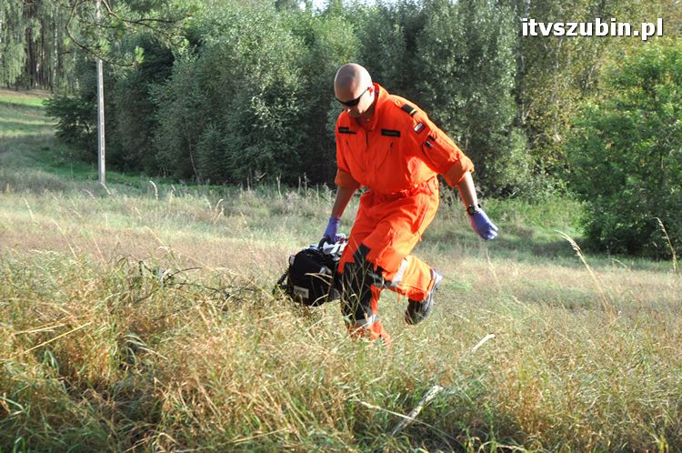 Wypadek drogowy w Mąkoszynie, dwóch poszkodowanych