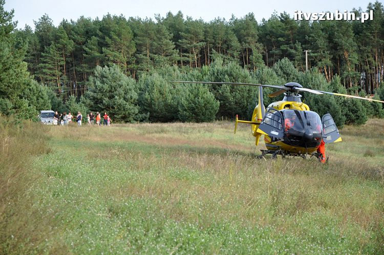 Wypadek drogowy w Mąkoszynie, dwóch poszkodowanych