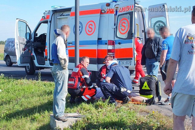 Kolizja na nakielskiej obwodnicy