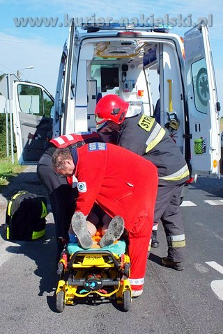 Kolizja na nakielskiej obwodnicy