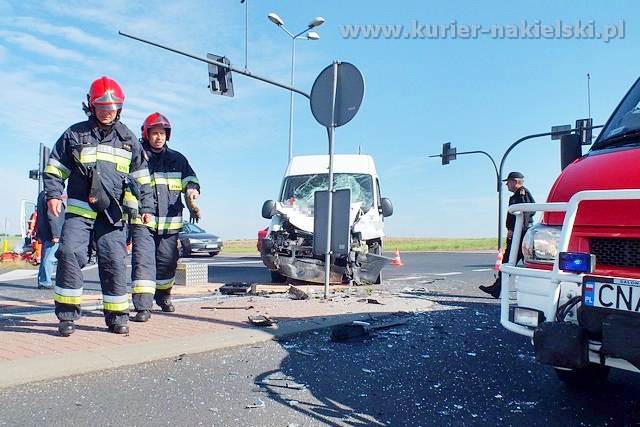 Kolizja na nakielskiej obwodnicy
