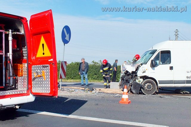 Kolizja na nakielskiej obwodnicy