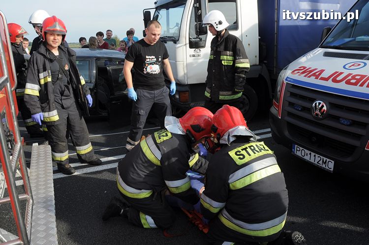 Wypadek w Zamościu na moście