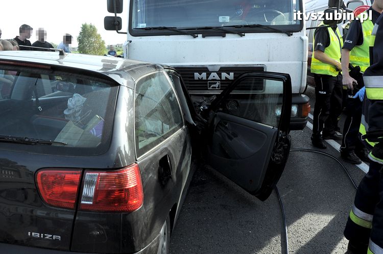 Wypadek w Zamościu na moście