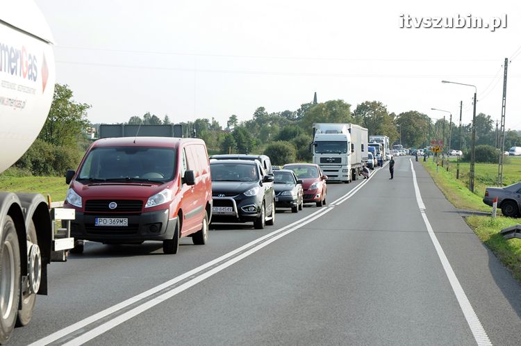 Wypadek w Zamościu na moście