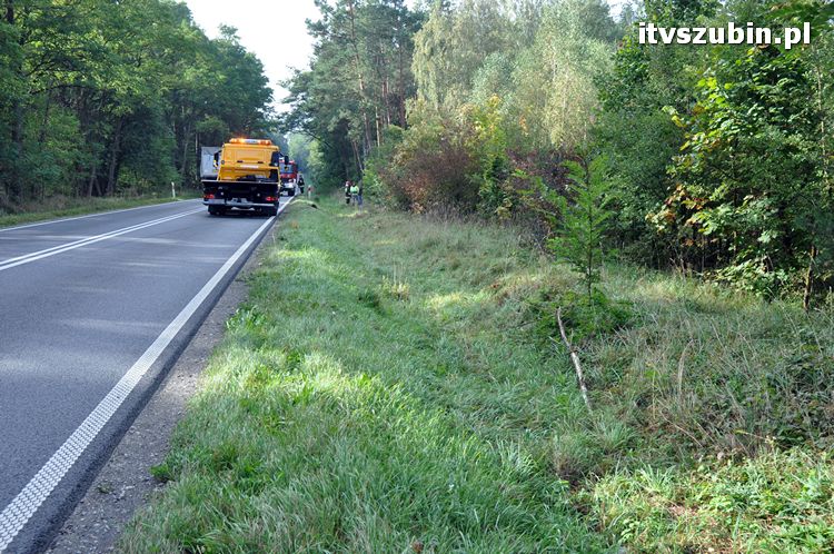 Dachowanie Renault Megane koło Samoklęsk Małych