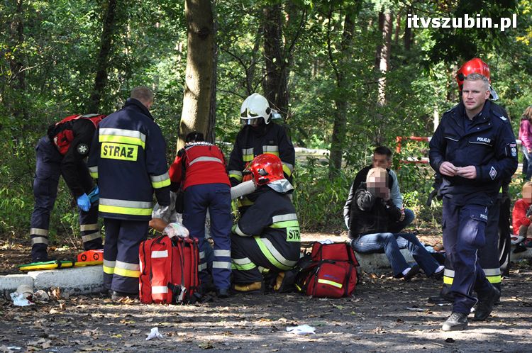 Wypadek pomiędzy Potulicami a Brzózkami