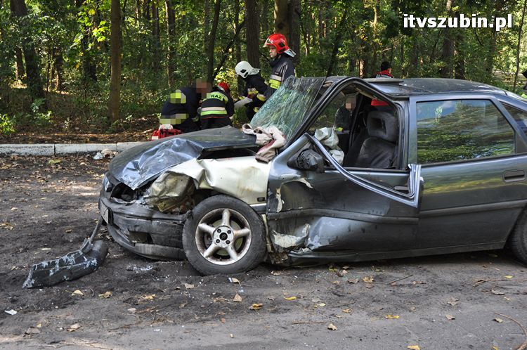 Wypadek pomiędzy Potulicami a Brzózkami