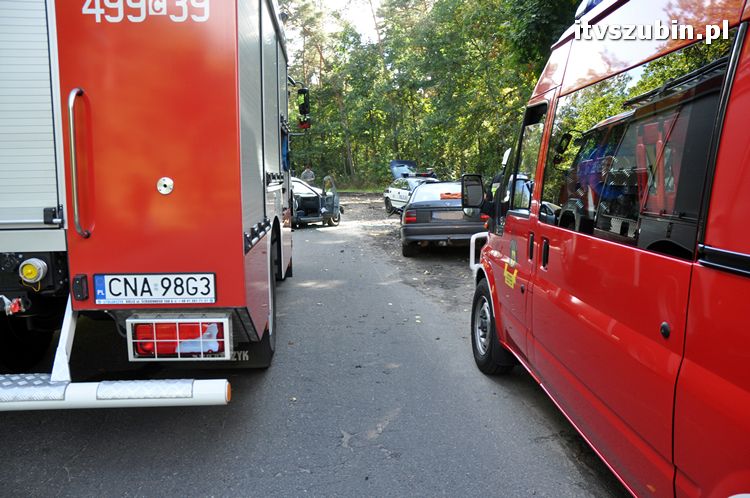 Wypadek pomiędzy Potulicami a Brzózkami