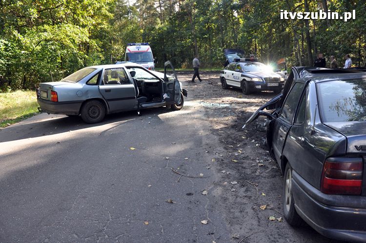 Wypadek pomiędzy Potulicami a Brzózkami
