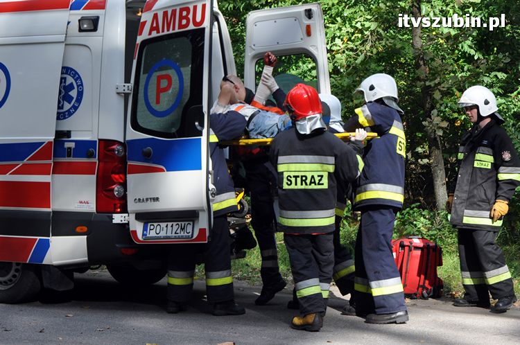 Wypadek pomiędzy Potulicami a Brzózkami