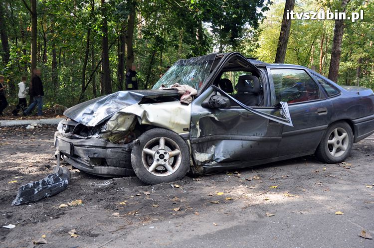 Wypadek pomiędzy Potulicami a Brzózkami