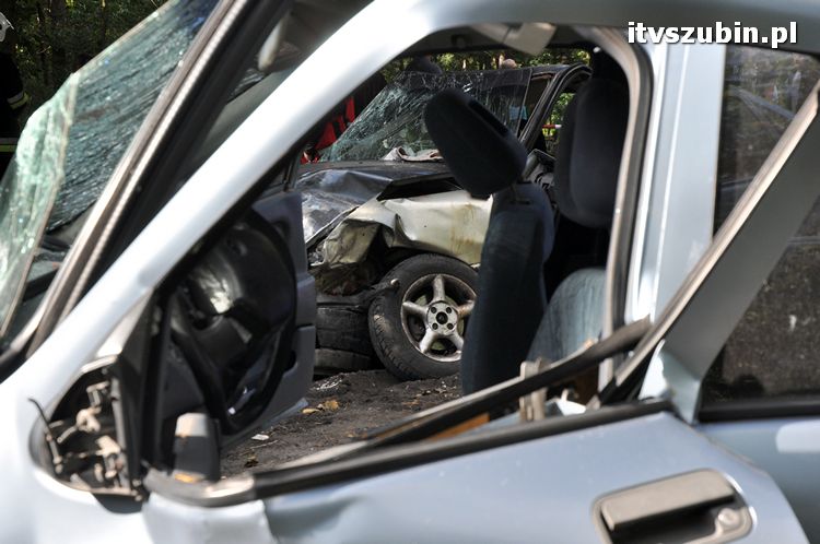 Wypadek pomiędzy Potulicami a Brzózkami