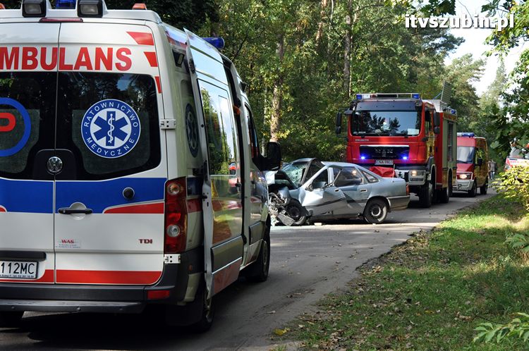 Wypadek pomiędzy Potulicami a Brzózkami