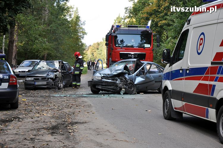 Wypadek pomiędzy Potulicami a Brzózkami