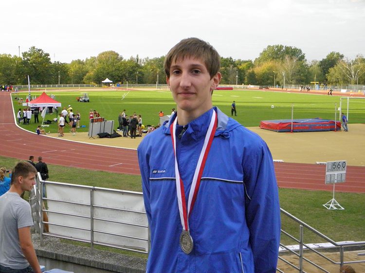 Szymon Wilczyński podwójnym medalistą na Mistrzostwach Polski Młodzików w Słubicach