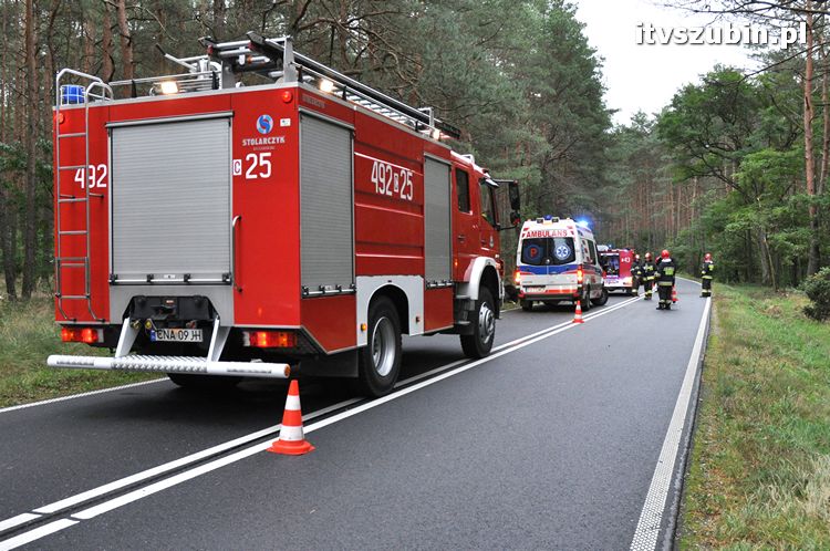 Zdarzenie drogowe koło Drogosławia
