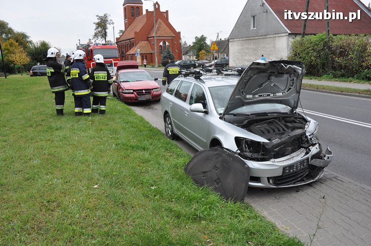 Kolizja w centrum Rynarzewa