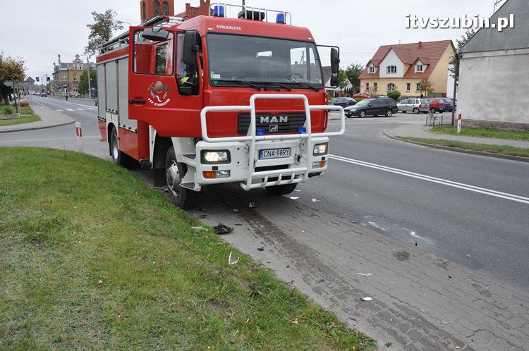 Kolizja w centrum Rynarzewa