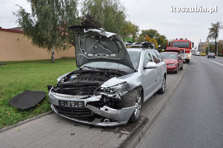Kolizja w centrum Rynarzewa