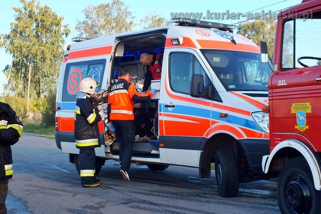 Bardzo groźny pożar w Mroczy, osiem rodzin bez dachu nad głową