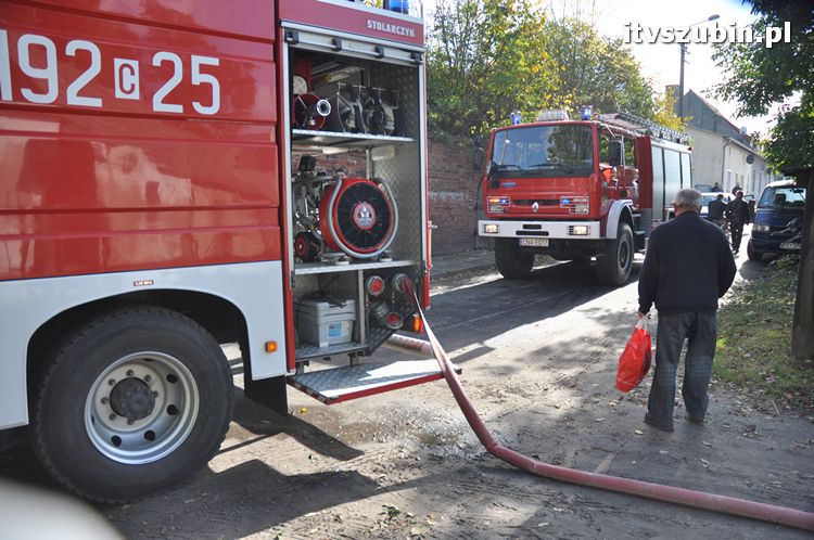 Pożar w budynku mieszkalnym w Szubinie przy ul. Browarnej