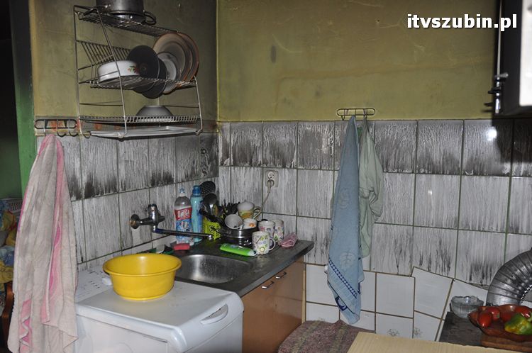Pożar w budynku mieszkalnym w Szubinie przy ul. Browarnej