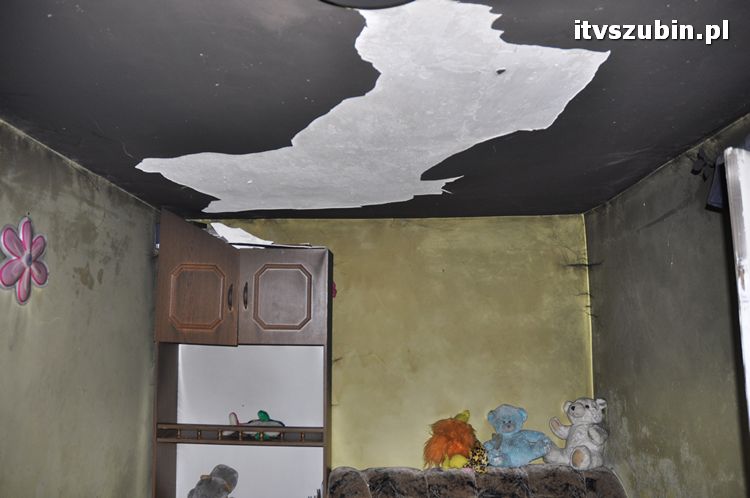Pożar w budynku mieszkalnym w Szubinie przy ul. Browarnej