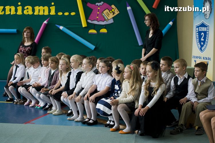 Pasowanie na ucznia w Szkole Podstawowej nr 2 w Szubinie