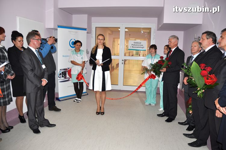 Uroczyste otwarcie oddziału Położnictwa i Neonatologii w Szubinie po gruntownym remoncie