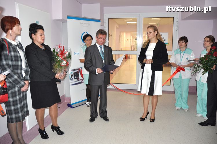 Uroczyste otwarcie oddziału Położnictwa i Neonatologii w Szubinie po gruntownym remoncie