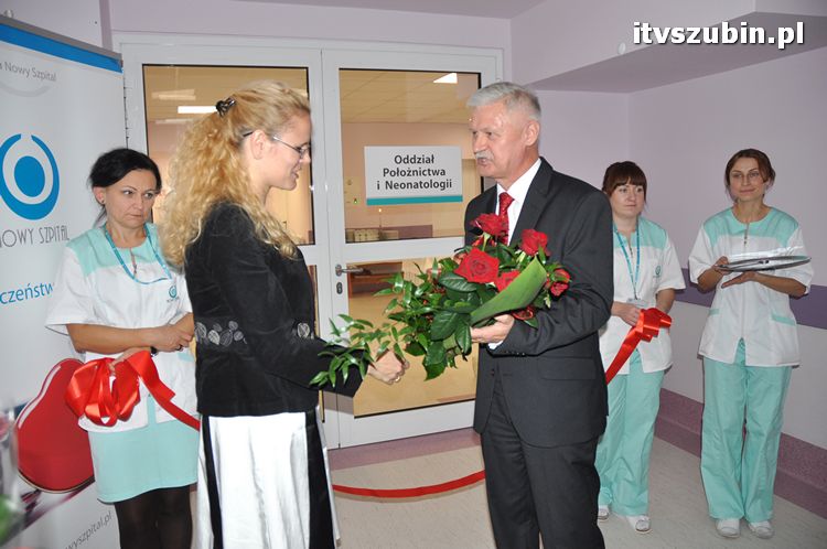Uroczyste otwarcie oddziału Położnictwa i Neonatologii w Szubinie po gruntownym remoncie