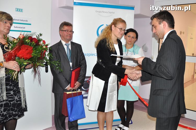 Uroczyste otwarcie oddziału Położnictwa i Neonatologii w Szubinie po gruntownym remoncie