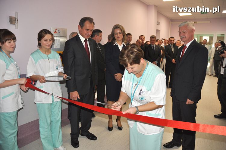 Uroczyste otwarcie oddziału Położnictwa i Neonatologii w Szubinie po gruntownym remoncie