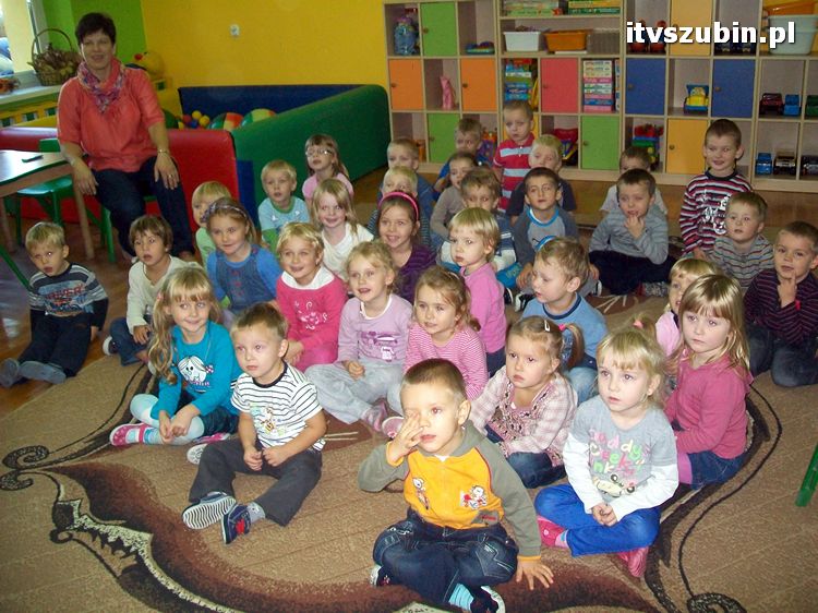 Polfinek z wizytą w Przedszkolu nr 3 w Szubinie