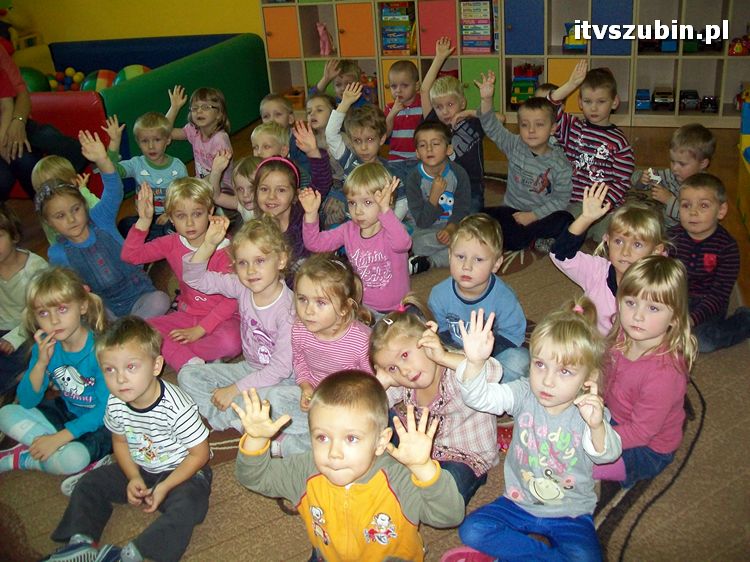 Polfinek z wizytą w Przedszkolu nr 3 w Szubinie