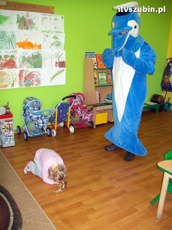 Polfinek z wizytą w Przedszkolu nr 3 w Szubinie