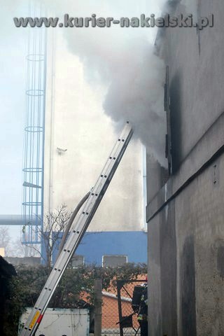Pożar budynku gospodarczego przy ul. Potulickiej w Nakle nad Notecią