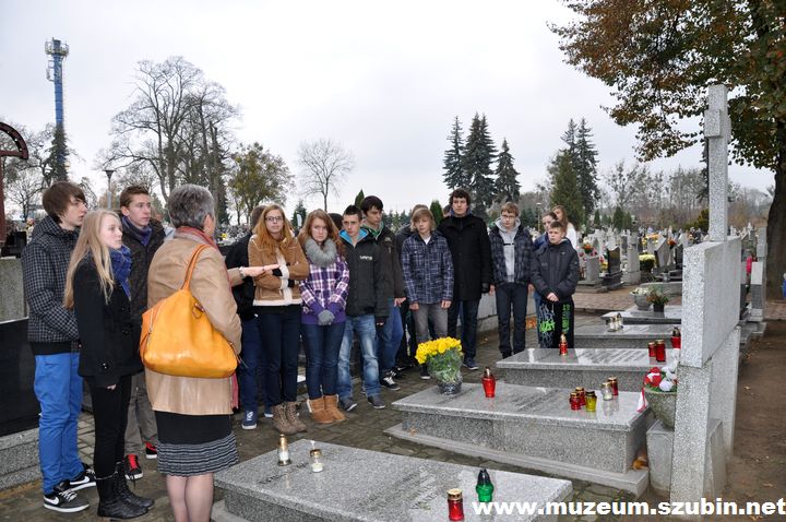 Historia XX wieku na szubińskich Powązkach dla Gimnazjum nr 1