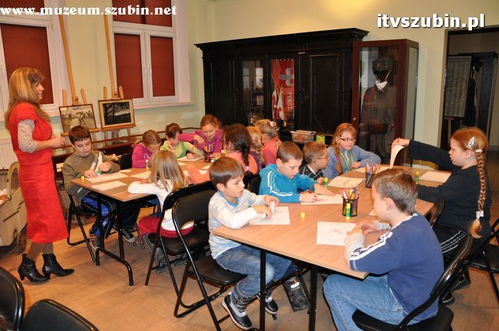 Lekcja muzealna dla uczniów IIc z Zespołu Szkół w Szubinie