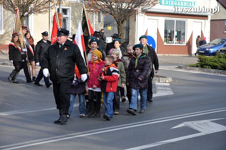 Uroczystości z okazji Święta Niepodległości w Szubinie