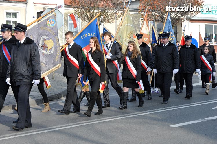 Uroczystości z okazji Święta Niepodległości w Szubinie