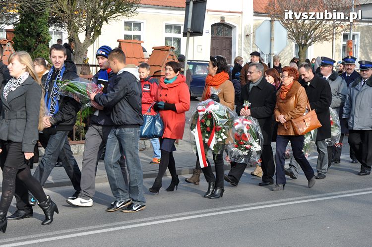 Uroczystości z okazji Święta Niepodległości w Szubinie