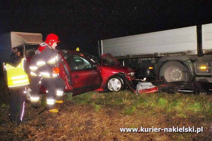 Trzy osoby poszkodowane w zdarzeniu drogowym pod Minikowem