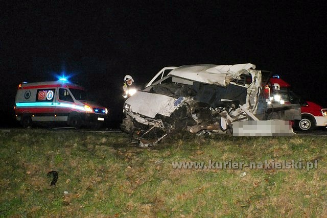 Dwie osoby poniosły śmierć w wypadku pod Strzelewem