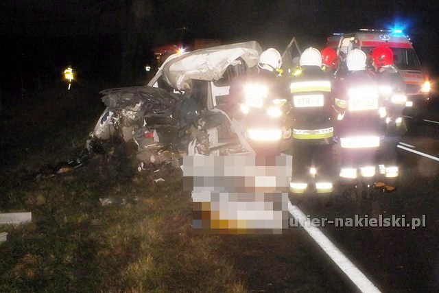 Dwie osoby poniosły śmierć w wypadku pod Strzelewem